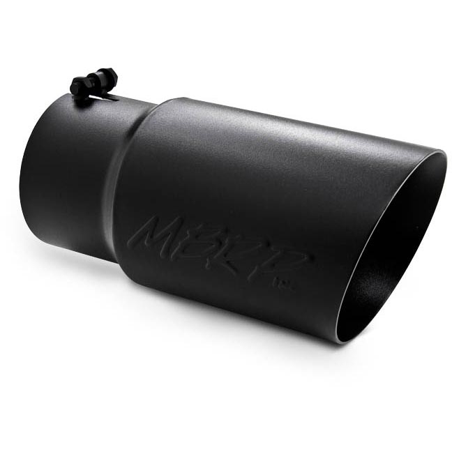 MBRP BLACK ANGLED EXHAUST TIP (5