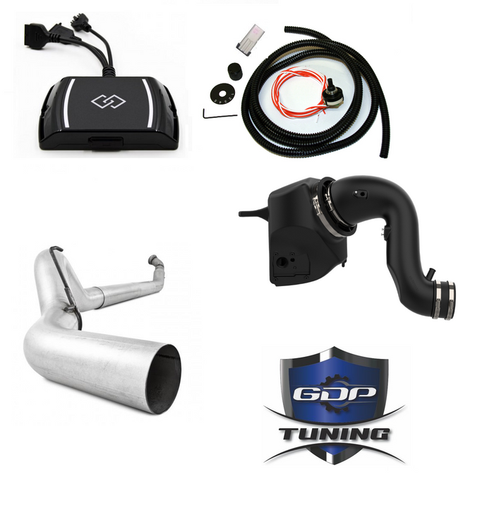 GDP Tuning EZ LYNK 2.0 5in Exhaust Intake For 2013-2018 Ram 6.7L Cummins - sunny-diesel-performance
